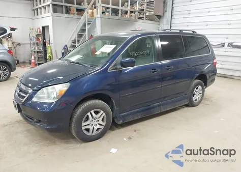 2007 Honda Odyssey Ex z USA, uszkodzony, nr VIN 5FNRL38477B026033